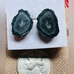 Unique Geode Earrings handmade